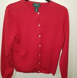 Red Ralph Lauren Cardigan